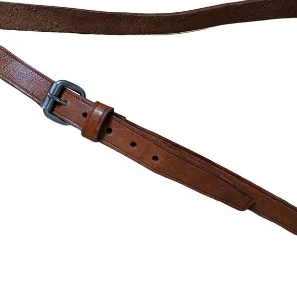 Artist Hand Tooled Leather Camera Crossbody Bag - Picture 10 of 10